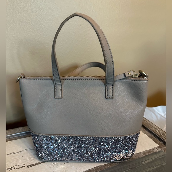 Kate Spade Greta Court Glitter Ina Satchel with wallet - Picture 7 of 13